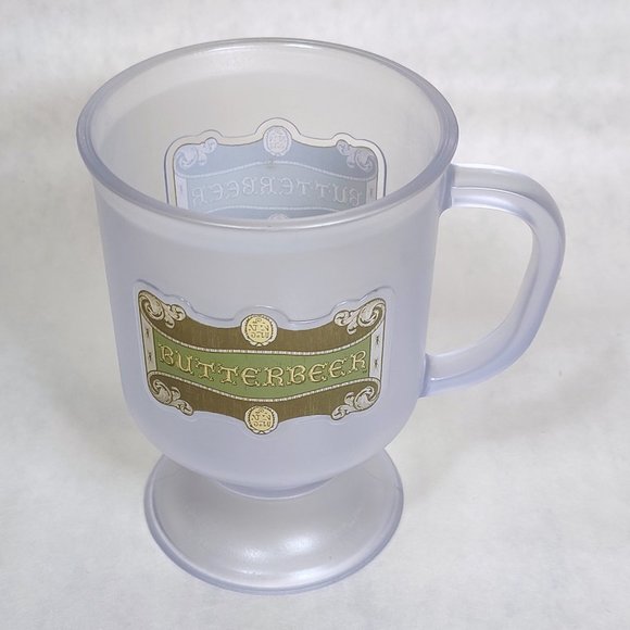 Wizarding World of Harry Potter Butterbeer Mug Footed Plastic Universal Studios - Picture 2 of 9